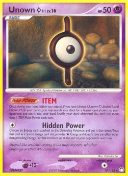 Unown  Lv.16 - Mysterious Treasures (Rare) [MT-37]