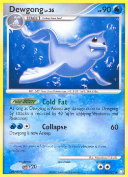 Dewgong Lv.36 - Mysterious Treasures (Uncommon) [MT-45]