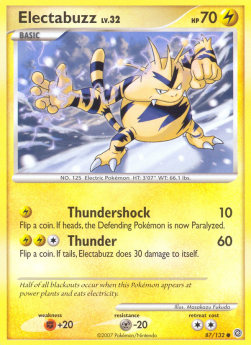 Electabuzz Lv.32 - Secret Wonders (Common) [SW-87]