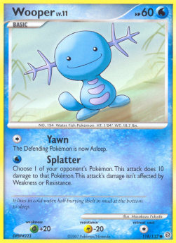 Wooper Lv.11 - Secret Wonders (Common) [SW-118]