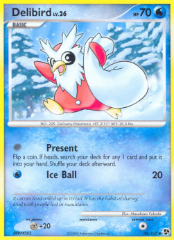 Delibird Lv.26 - Great Encounters (Uncommon) [GE-36]