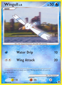 Wingull Lv.6 - Great Encounters (Common) [GE-95]