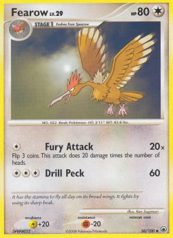 Fearow Lv.29 - Majestic Dawn (Uncommon) [MD-36]