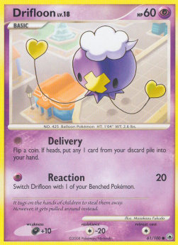 Drifloon Lv.18 - Majestic Dawn (Common) [MD-61]