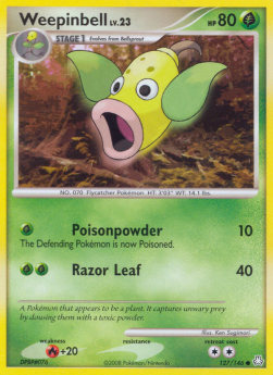 Weepinbell Lv.23 - Legends Awakened (Common) [LA-127]