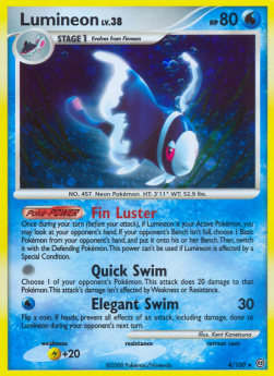 Lumineon Lv.38 - Stormfront (Holo Rare) [STF-4]