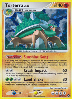 Torterra Lv.47 - Stormfront (Holo Rare) [STF-11]