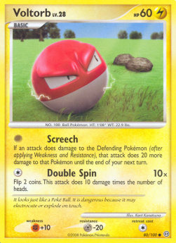 Voltorb Lv.28 - Stormfront (Common) [STF-80]