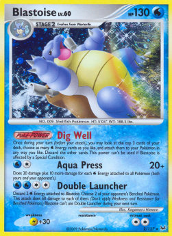 Blastoise Lv.60 - Platinum (Holo Rare) [PL-2]