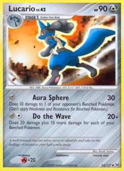 Lucario Lv.42 - Platinum (Uncommon) [PL-53]