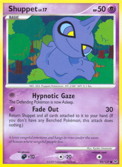 Shuppet Lv.17 - Platinum (Common) [PL-92]