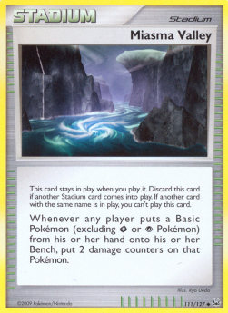 Miasma Valley - Platinum (Uncommon) [PL-111]