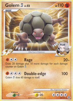 Golem  Lv.52 - Rising Rivals (Rare) [RR-23]