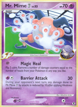 Mr. Mime  Lv.53 - Rising Rivals (Rare) [RR-28]
