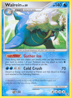 Walrein Lv.59 - Rising Rivals (Rare) [RR-36]