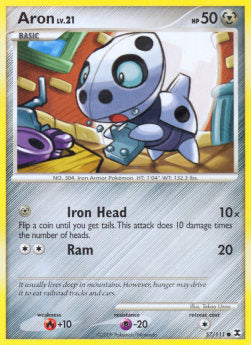 Aron Lv.21 - Rising Rivals (Common) [RR-57]