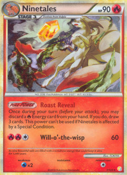 Ninetales - HeartGold & SoulSilver (Holo Rare) [HS-7]