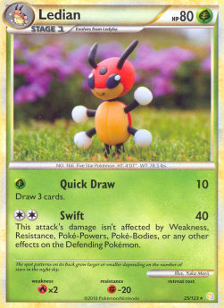 Ledian - HeartGold & SoulSilver (Rare) [HS-25]