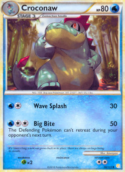 Croconaw - HeartGold & SoulSilver (Uncommon) [HS-38]