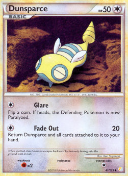Dunsparce - HeartGold & SoulSilver (Uncommon) [HS-41]