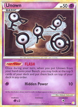 Unown - HeartGold & SoulSilver (Uncommon) [HS-55]