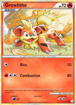 Growlithe - HeartGold & SoulSilver (Common) [HS-65]