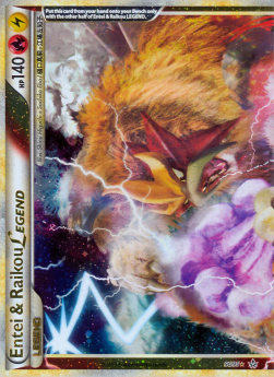 Entei & Raikou LEGEND - Unleashed (Ultra Rare) [UL-90]