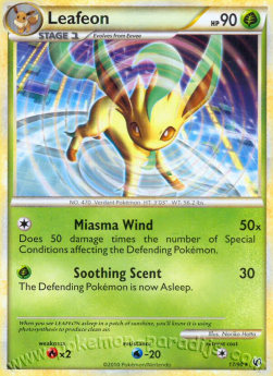 Leafeon - Undaunted (Rare) [UD-17]