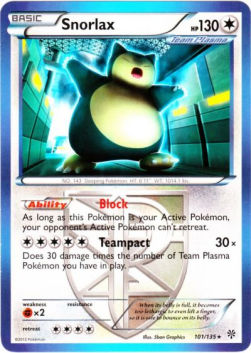 Snorlax - Plasma Storm (Rare) [PLS-101]