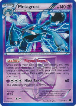 Metagross - Plasma Freeze (Holo Rare) [PLF-52]