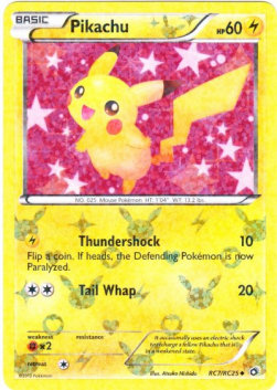 Pikachu - Legendary Treasures (Uncommon) [LTR-RC7]