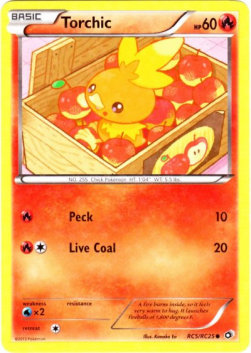 Torchic - Legendary Treasures (Common) [LTR-RC5]
