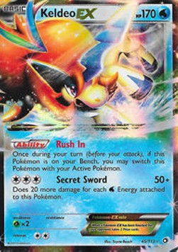 Keldeo EX - Legendary Treasures (Ultra Rare) [LTR-45]