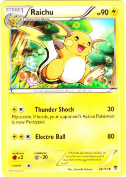 Raichu - Furious Fists (Uncommon) [FFI-28]