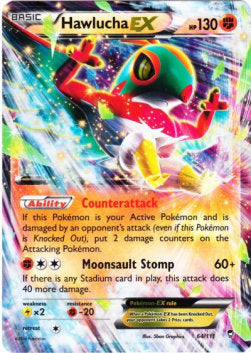 Hawlucha EX - Furious Fists (Ultra Rare) [FFI-64]