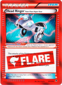 Head Ringer Team Flare Hyper Gear - Phantom Forces (Holo Rare) [PHF-97]