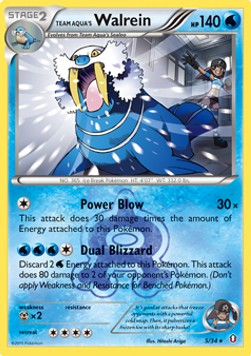 Team Aqua's Walrein