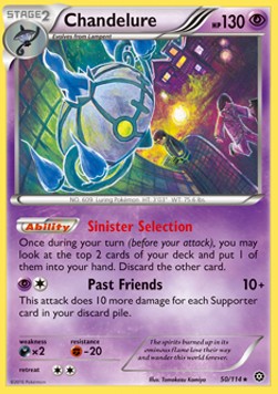Chandelure - Steam Siege (Holo Rare) [STS-50]