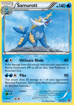 Samurott - Steam Siege (Rare) [STS-32]