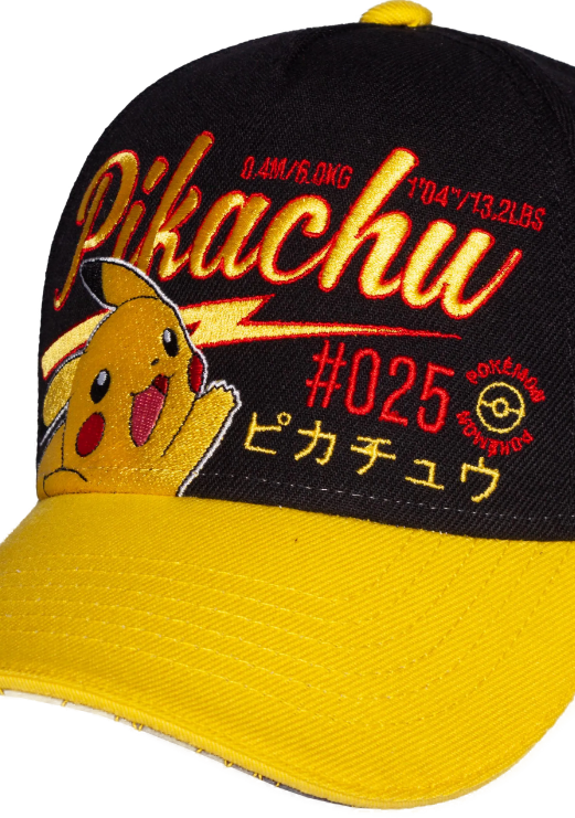 Pokémon Kasket: Adjustable Cap - Pikachu