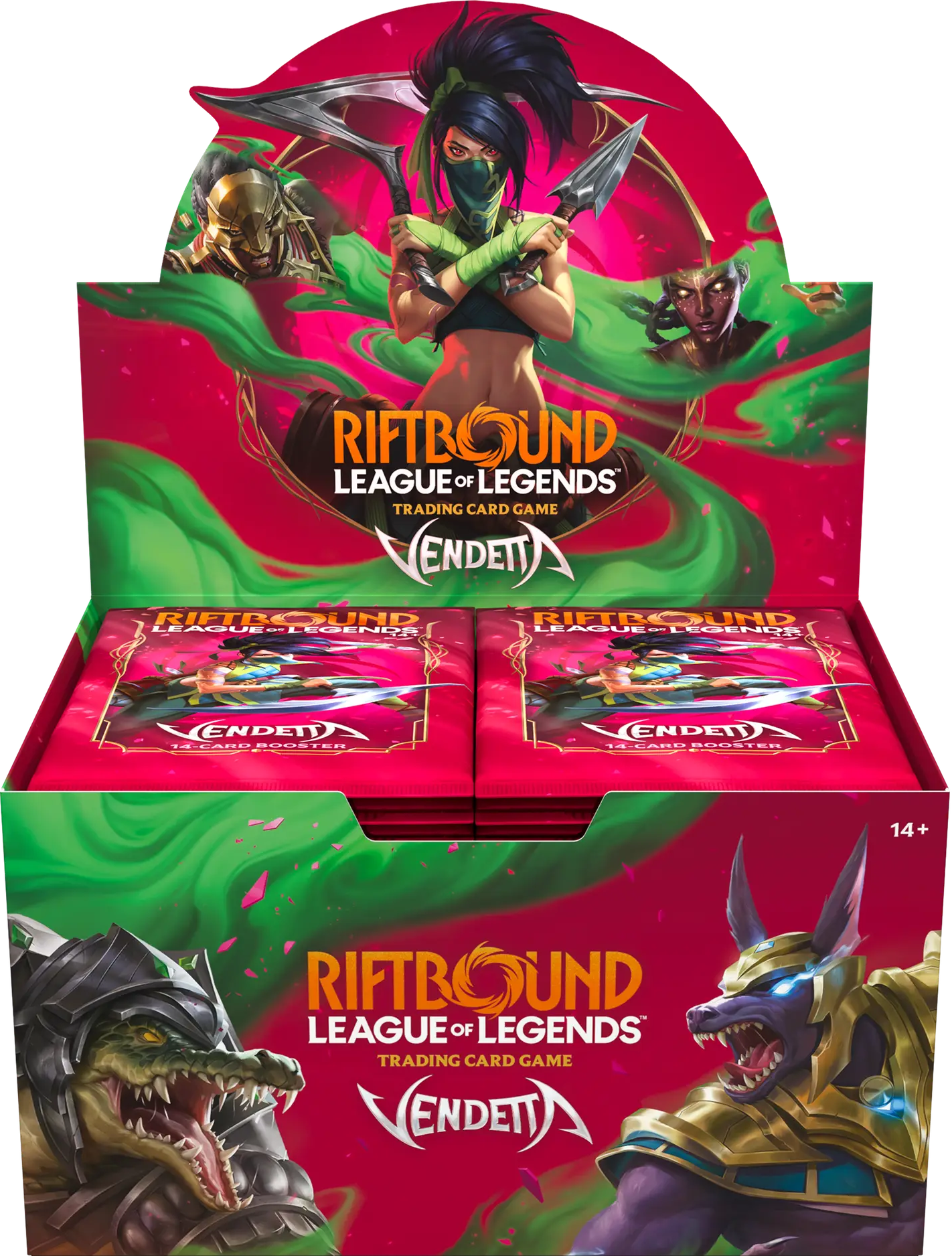 Riftbound League of Legends TCG Vendetta Set 4 Booster Box Display