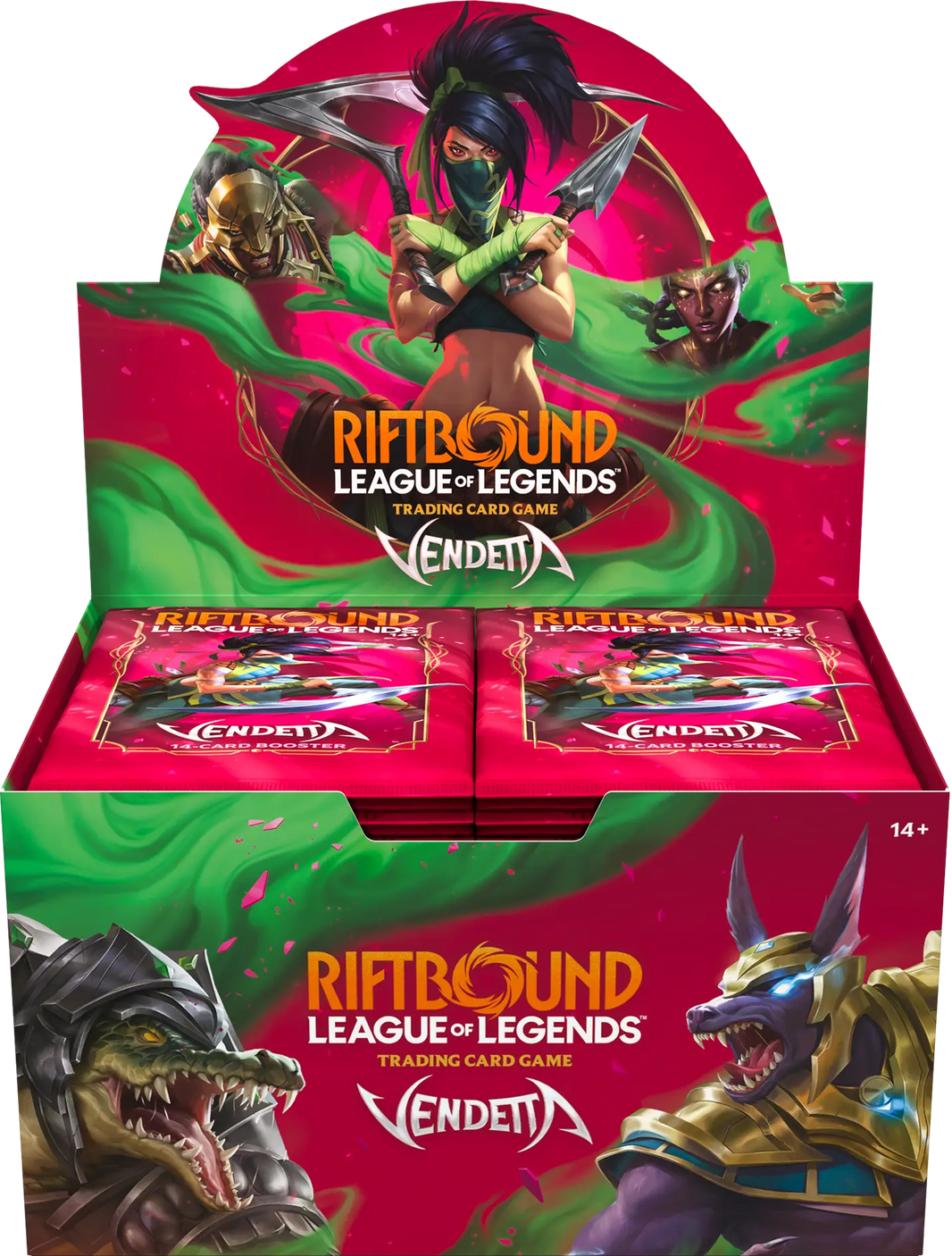 Riftbound League of Legends TCG Vendetta Set 4 Booster Box Display