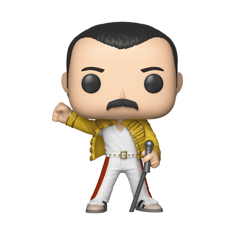 Funko POP! Rocks Queen Freddie Mercury Wembley 1986 #96 Figur