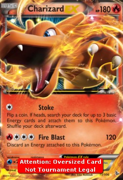 Charizard EX - Flashfire (Oversized) [FLF-11]