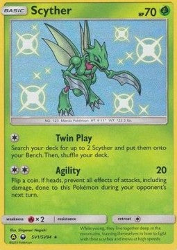 Scyther⁣ - Hidden Fates⁣ (Holo Rare)⁣ [SV1]