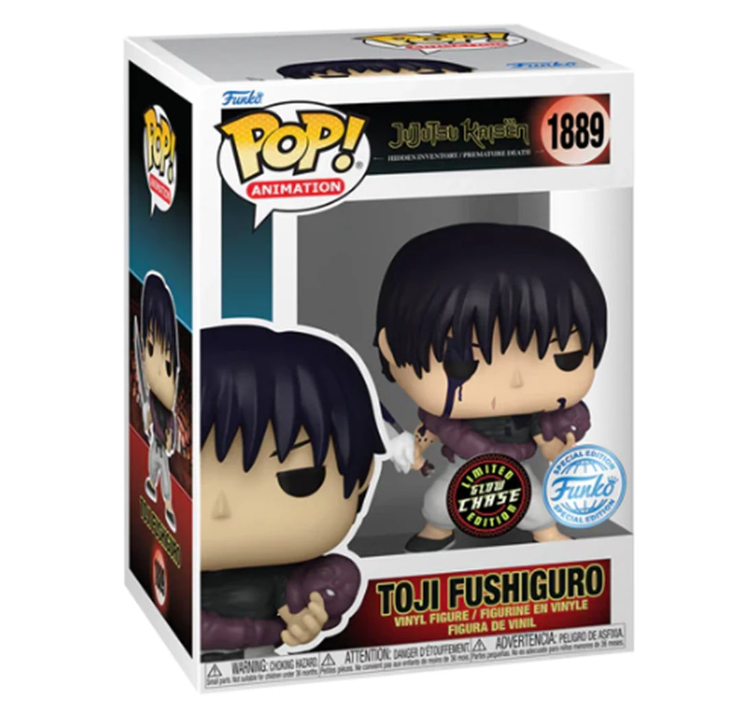 Funko POP! - Jujutsu Kaisen: Toji Fushiguro #1889 (Glow Chase) Figur