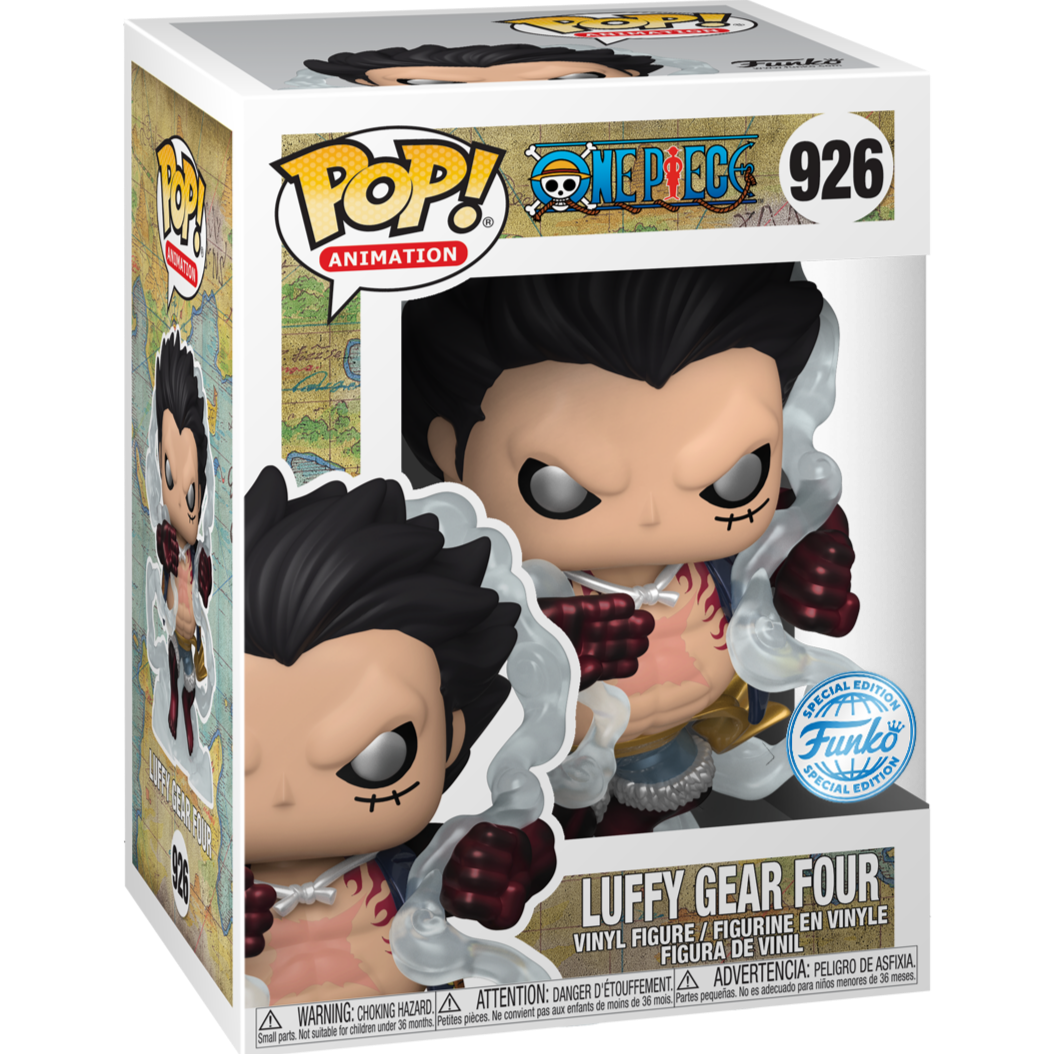 Funko POP One Piece Luffy Gear Four Metallic Special Edition Figur