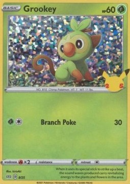 Grookey - McDonald's Collection 25th Anniversary (Promo) [MCD25-8]