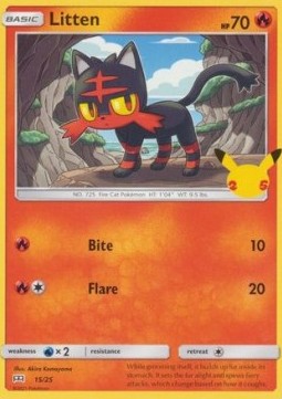 Litten - McDonald's Collection 25th Anniversary (Promo) [MCD25-15]