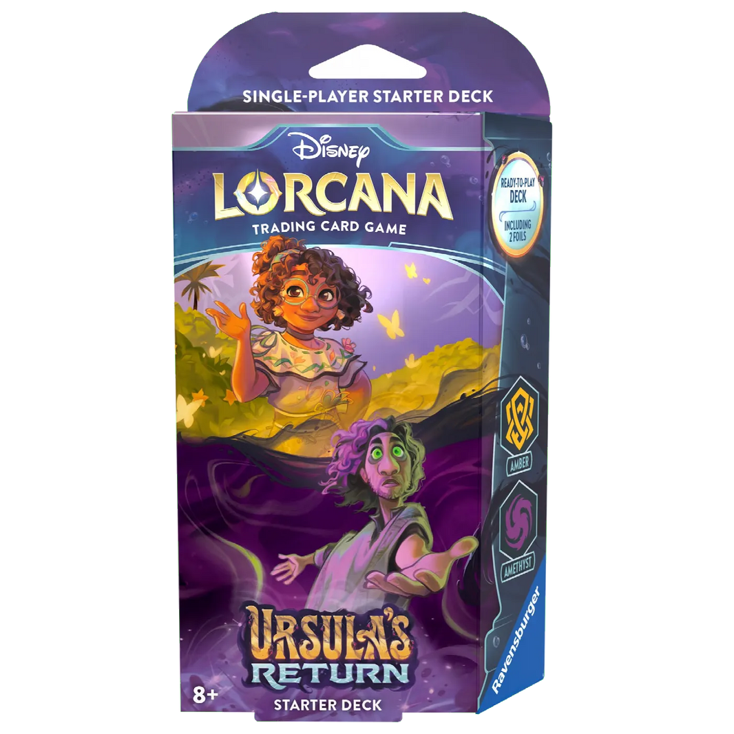 Lorcana TCG Set 4 Ursula's Return Starter Deck Amber/Amethyst Mirabel & Bruno Kortspil